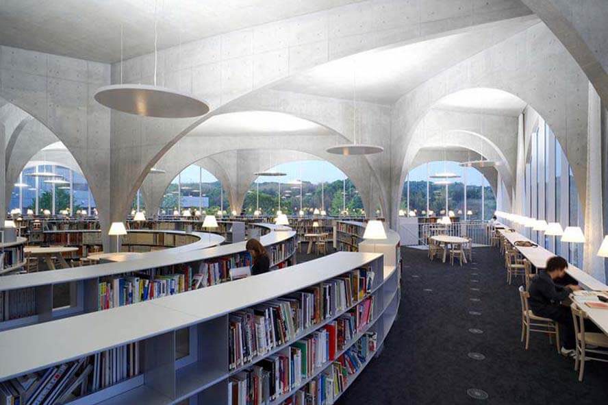 Library of Tama Art University, Tokyo