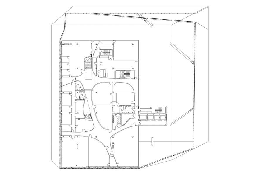 پلان کتابخانه ی مرکزی سیاتل