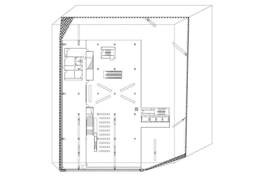 پلان کتابخانه ی مرکزی سیاتل