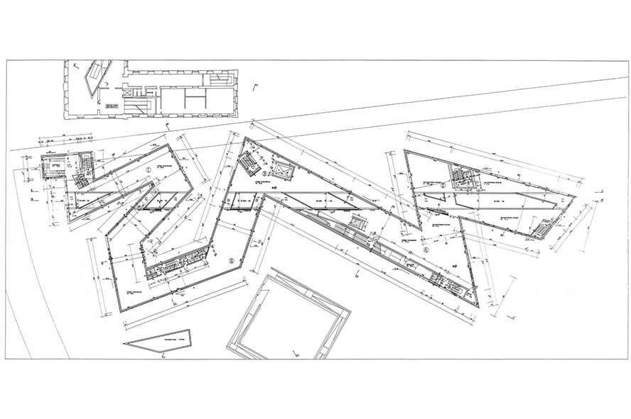 پلان موزه یهود برلین دنیل لیبسکیند